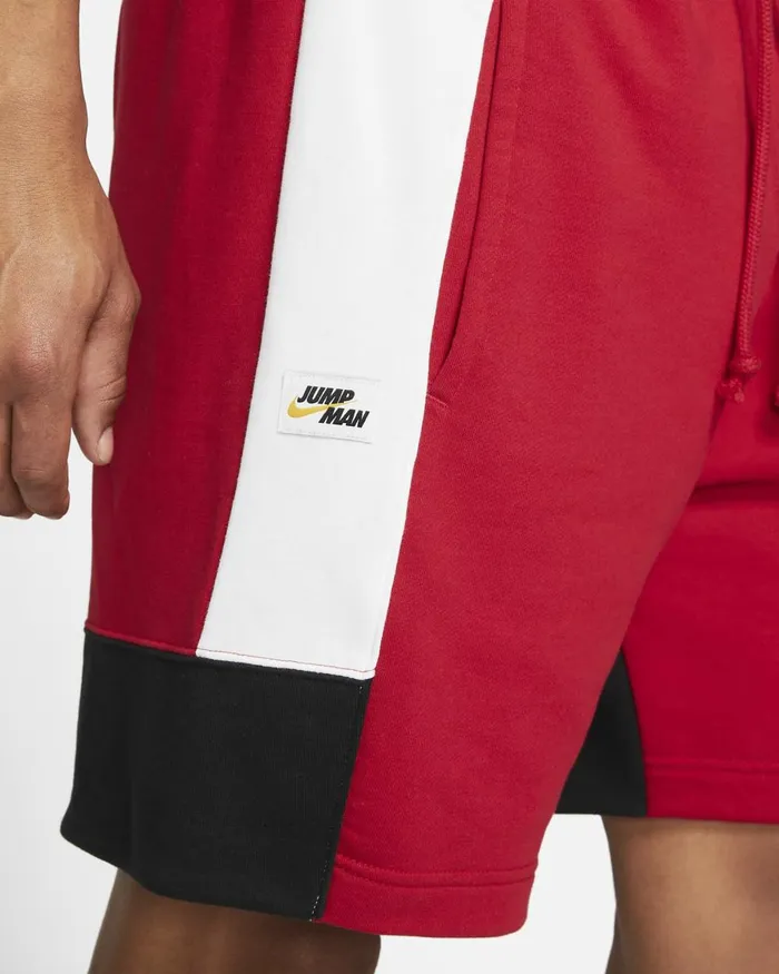 Men Nike Shorts Jordan Jumpman Gym Redwhiteblack