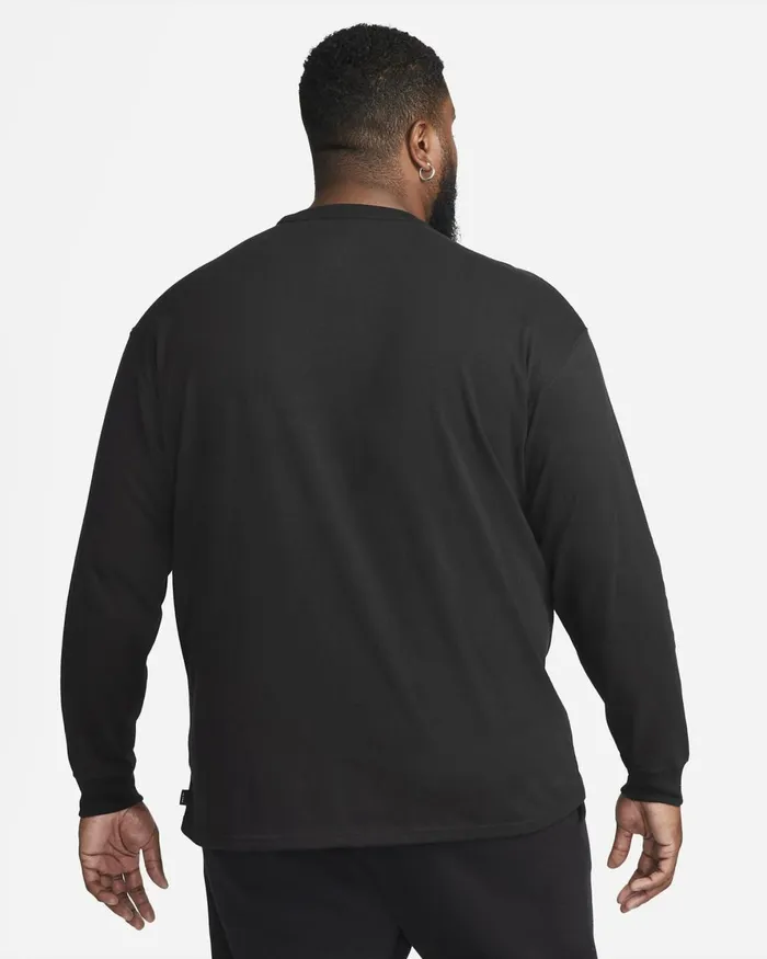 Men Nike Tops And TShirts Sportswear Premium Essentials Blackblack