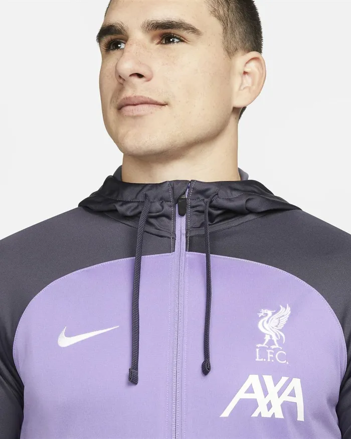 Men Nike Tracksuits Liverpool FC Strike Third Space Purplegridironwhite