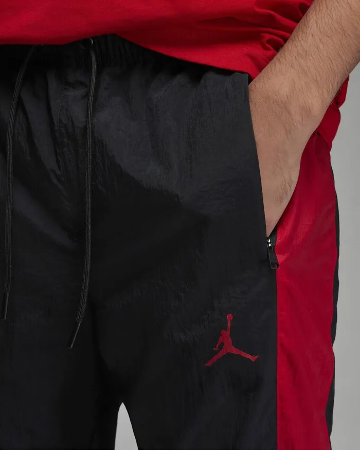 Men Nike Trousers And Tights Jordan Sport Jam Blackgym Redgym Red