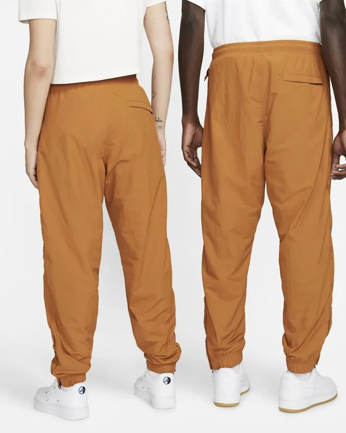 Men Nike Trousers And Tights Sportswear Solo Swoosh Desert Ochrewhite