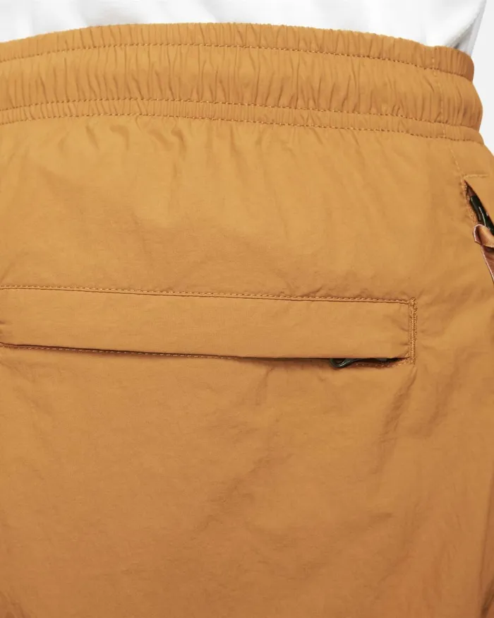 Men Nike Trousers And Tights Sportswear Solo Swoosh Desert Ochrewhite