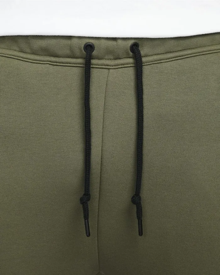Men Nike Trousers And Tights Sportswear Tech Fleece Medium Oliveblack