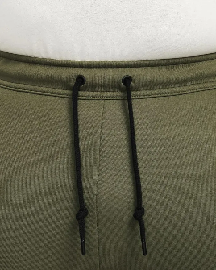 Men Nike Trousers And Tights Sportswear Tech Fleece Medium Oliveblack