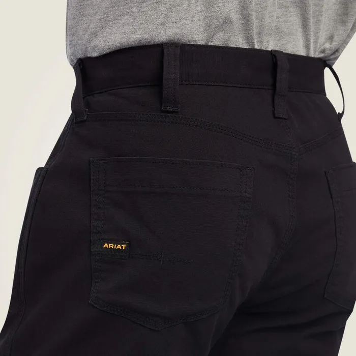 Men Pants and Shorts Ariat Rebar M4 Low Rise DuraStretch Made Tough Stackable Straight Leg Pant Black Men Pants and Shorts Ariat Rebar M4 Low Rise DuraStretch Made Tough Stackable Straight Leg Pant Black