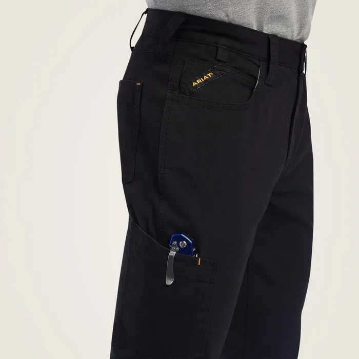 Men Pants and Shorts Ariat Rebar M4 Low Rise DuraStretch Made Tough Stackable Straight Leg Pant Black Men Pants and Shorts Ariat Rebar M4 Low Rise DuraStretch Made Tough Stackable Straight Leg Pant Black
