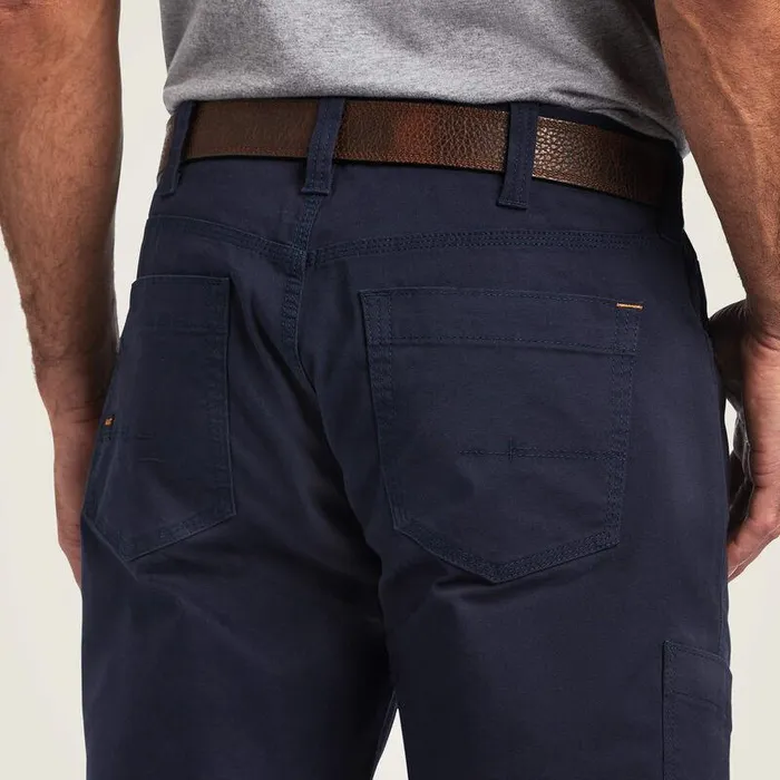 Men Pants and Shorts Ariat Rebar M4 Low Rise DuraStretch Made Tough Stackable Straight Leg Pant Navy Men Pants and Shorts Ariat Rebar M4 Low Rise DuraStretch Made Tough Stackable Straight Leg Pant Navy