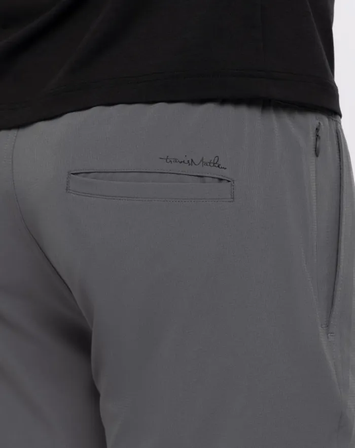 Men Pants TravisMathew TRAVEL ACTIVE PANT 20 Quiet Shade