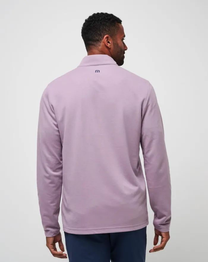 Men Quarter Zips TravisMathew UPGRADED CHEST STRIPE QUARTER ZIP Elderberry Men Quarter Zips TravisMathew UPGRADED CHEST STRIPE QUARTER ZIP Elderberry