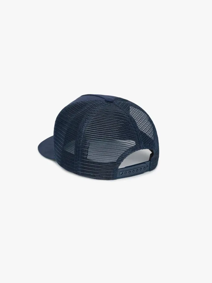 Men Rhude Hats SERVICE TRUCKER HAT Navy