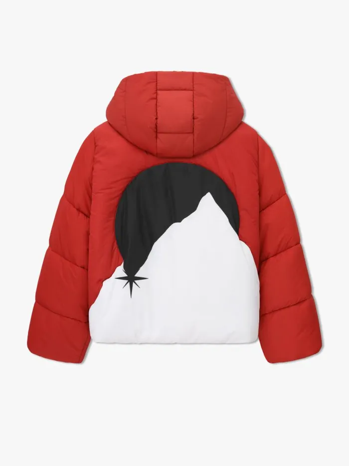Men Rhude Outerwear MOONLIGHT PUFFER JACKET Redwhiteblack