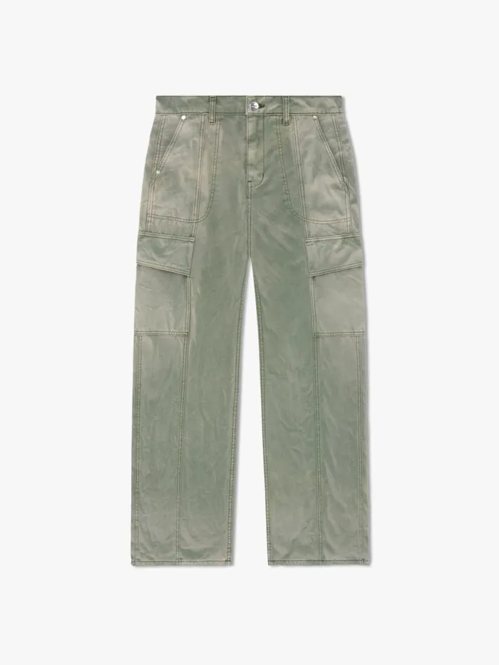 Men Rhude Pants CANVAS CARGO PANT Sage Green