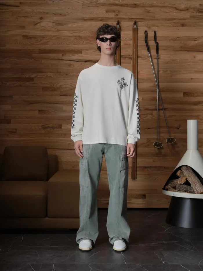 Men Rhude Pants CANVAS CARGO PANT Sage Green
