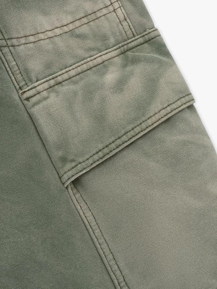Men Rhude Pants CANVAS CARGO PANT Sage Green