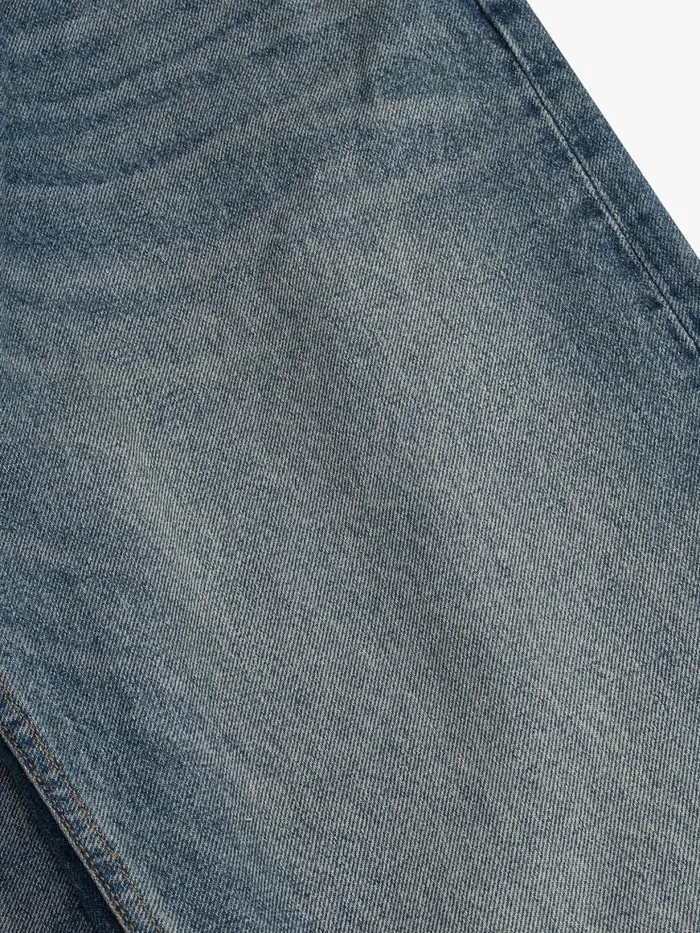 Men Rhude Pants WIDE LEG DENIM Indigo