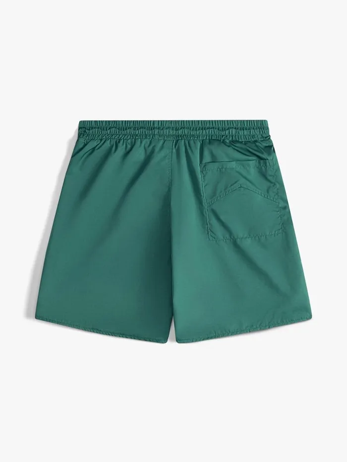 Men Rhude Shorts LOGO TRACK SHORT Greenwhite