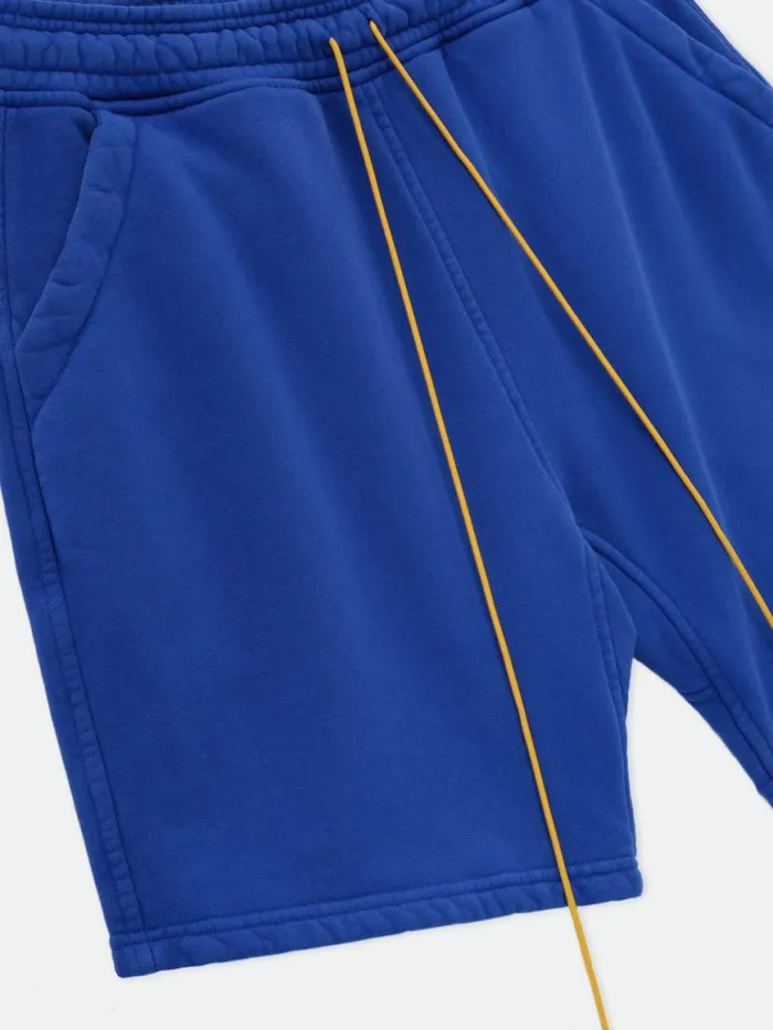 Men Rhude Shorts SWEAT SHORTS Vtg Cobalt Blue