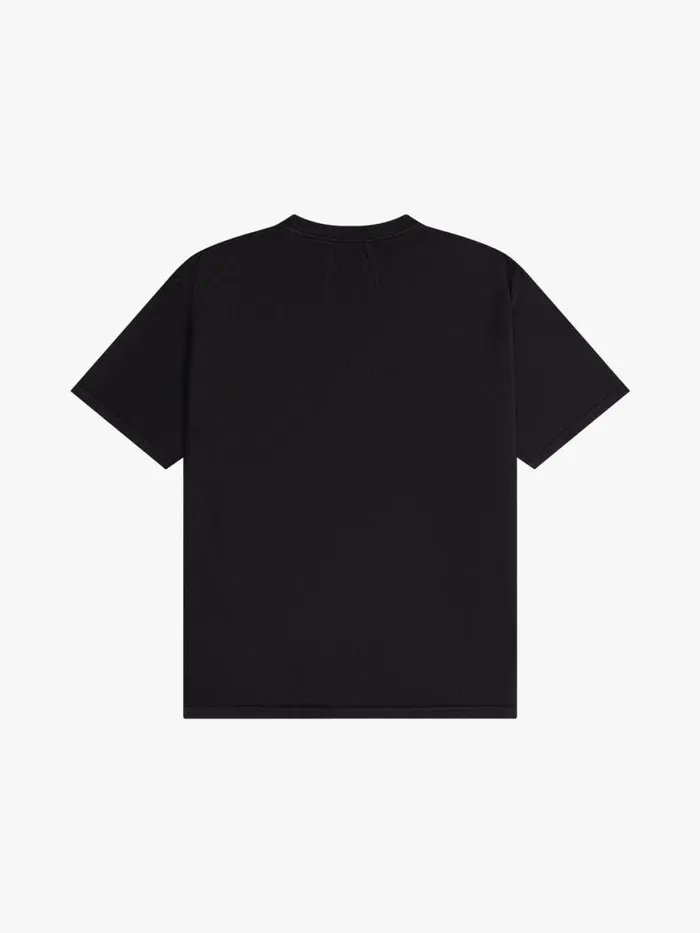 Men Rhude Tees ASPEN SKI CREST TEE Vtg Black