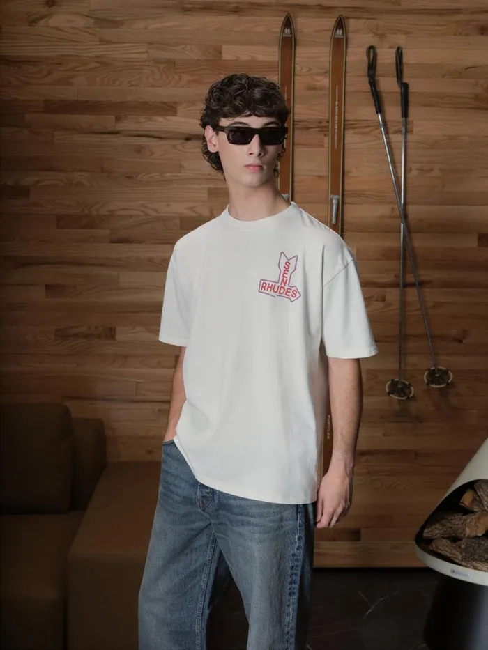 Men Rhude Tees SEND S TEE Vtg White