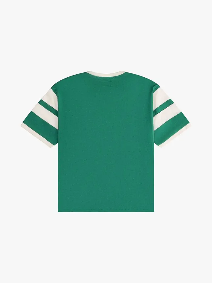 Men Rhude Tees SUGARLAND RINGER TEE Green Men Rhude Tees SUGARLAND RINGER TEE Green