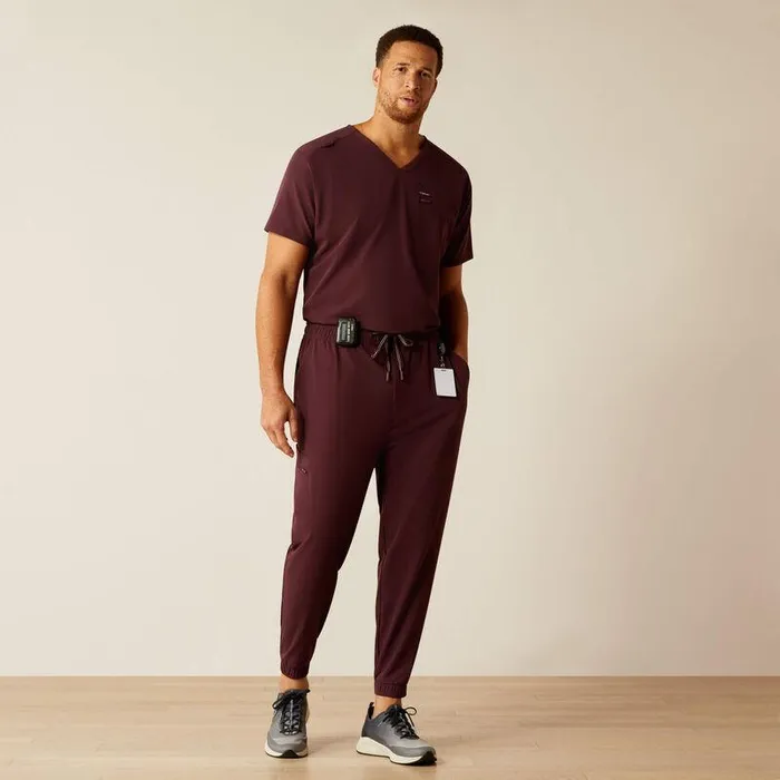 Men Scrubs Ariat Drew Cargo Stretch Jogger Scrub Pant Winetasting Men Scrubs Ariat Drew Cargo Stretch Jogger Scrub Pant Winetasting
