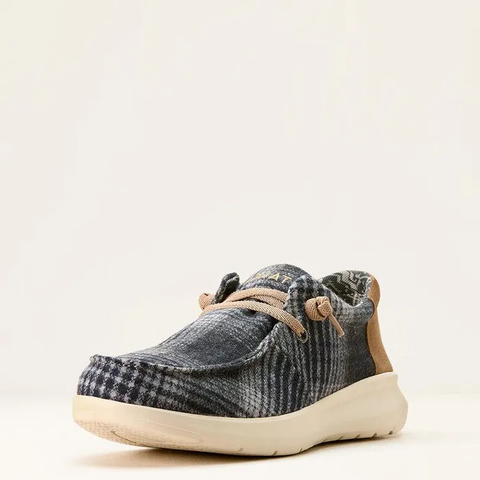 Men Shoes and Sneakers Ariat Hilo Shoe Black and Grey Flannel