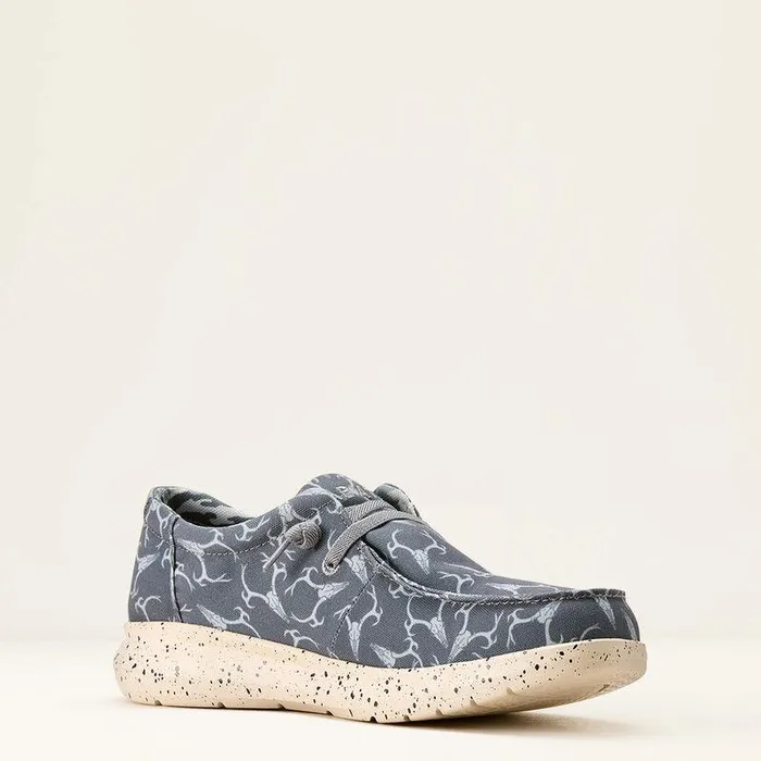 Men Shoes and Sneakers Ariat Hilo Shoe Grey Deerskull Men Shoes and Sneakers Ariat Hilo Shoe Grey Deerskull
