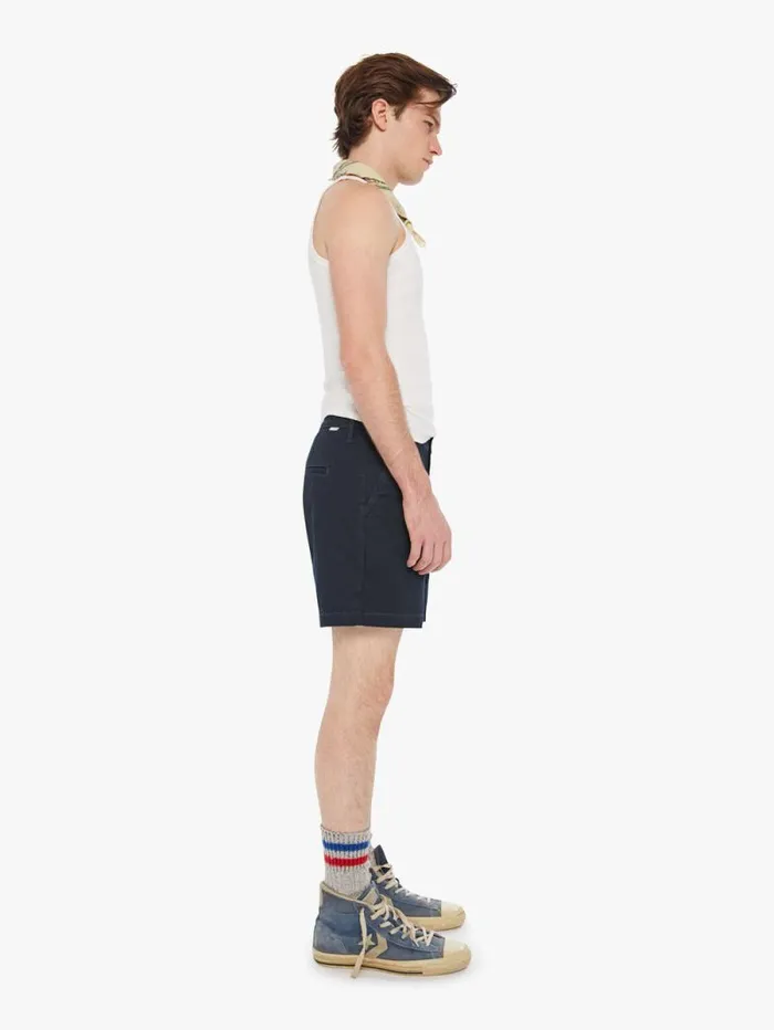 Men Shorts Mother Denim The Big Shot Prep Blue dark
