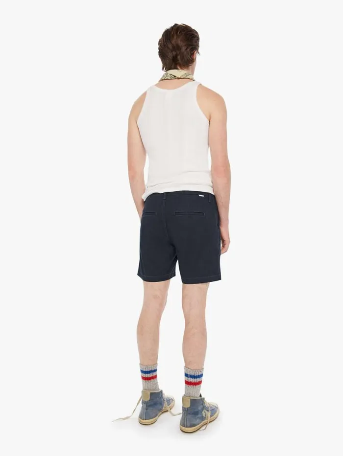 Men Shorts Mother Denim The Big Shot Prep Blue dark
