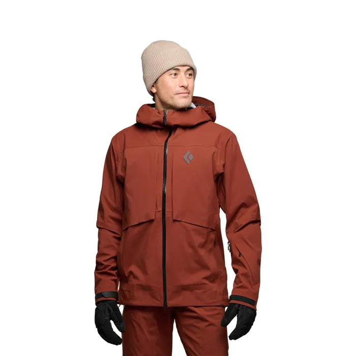 Men Ski and Snowboard Jackets Black Diamond Factor Shell