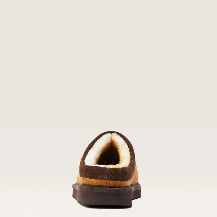 Men Slippers Ariat Patriot Square Toe Slipper Dusty Bown Suede Men Slippers Ariat Patriot Square Toe Slipper Dusty Bown Suede