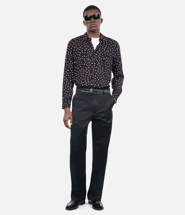 Men Star Printed Shirt THE KOOPLES Shirts