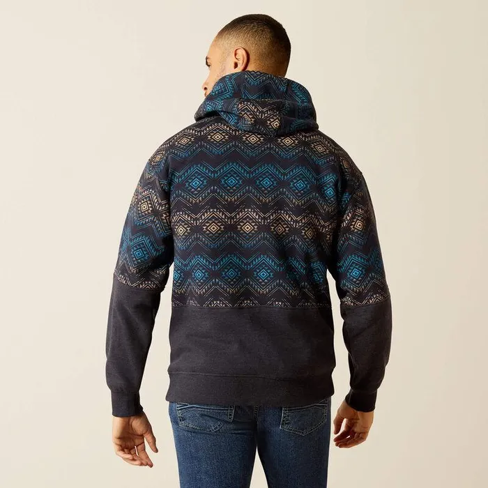 Men Sweatshirts and Hoodies Ariat Color Block Hoodie Navy Men Sweatshirts and Hoodies Ariat Color Block Hoodie Navy