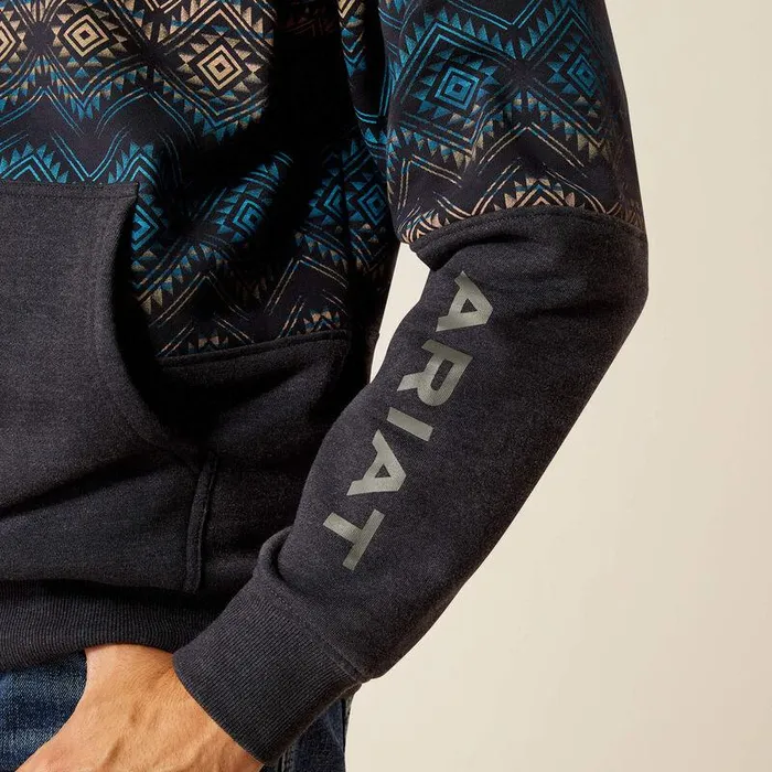 Men Sweatshirts and Hoodies Ariat Color Block Hoodie Navy Men Sweatshirts and Hoodies Ariat Color Block Hoodie Navy