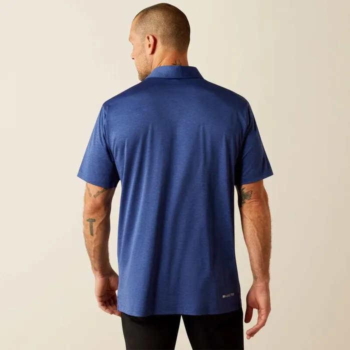 Men TShirts and Polos Ariat Charger 20 Fitted Polo Blue Depths Men TShirts and Polos Ariat Charger 20 Fitted Polo Blue Depths