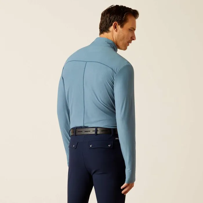 Men TShirts and Polos Ariat Lowell 30 14 Zip Baselayer Bluestone Men TShirts and Polos Ariat Lowell 30 14 Zip Baselayer Bluestone