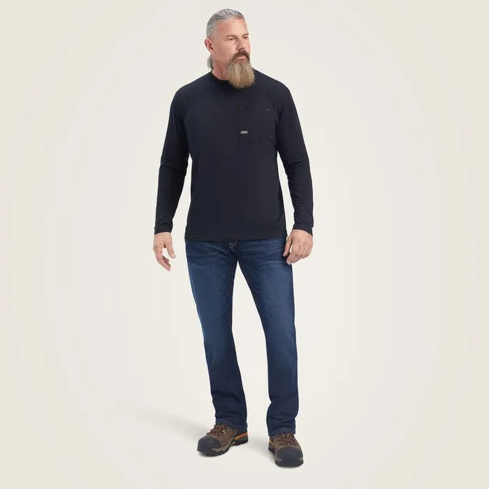 Men TShirts and Polos Ariat Rebar Workman Reflective Flag Graphic TShirt Black Men TShirts and Polos Ariat Rebar Workman Reflective Flag Graphic TShirt Black