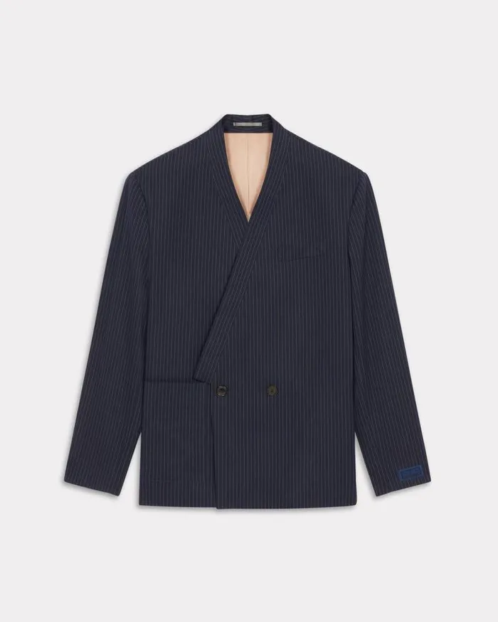 Men Tailored Kimono Jacket Midnight Blue Kenzo Jackets And Coats