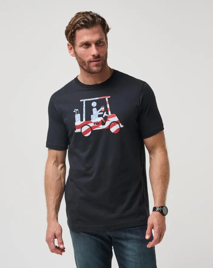 Men Tees TravisMathew FIVE K DAY TEE Black