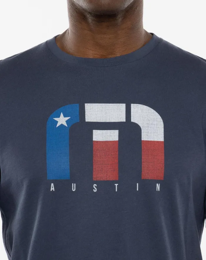 Men Tees TravisMathew LIVE MUSIC TEE Mood Indigo Men Tees TravisMathew LIVE MUSIC TEE Mood Indigo