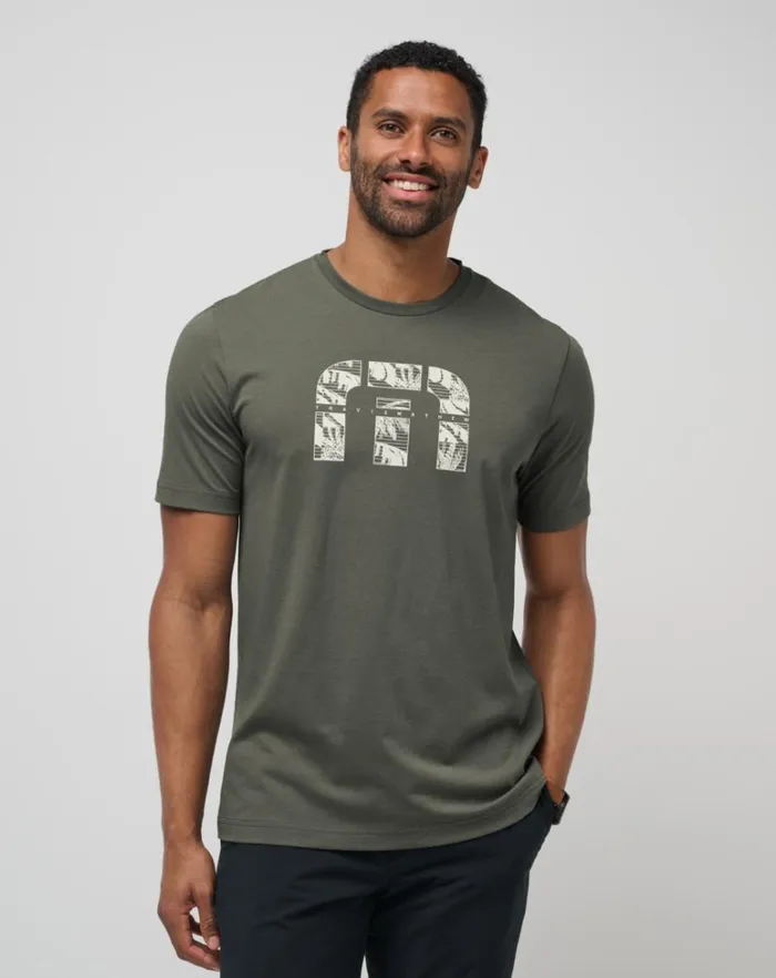 Men Tees TravisMathew PORT PLANNER TEE Dark Olive