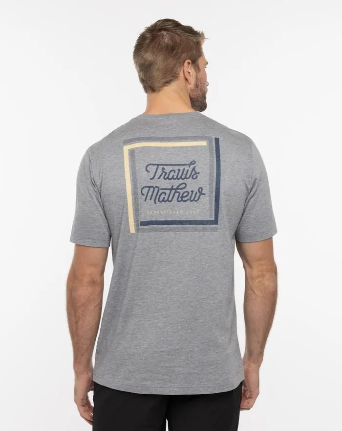 Men Tees TravisMathew RIVIERA MAYA TEE Heather Grey