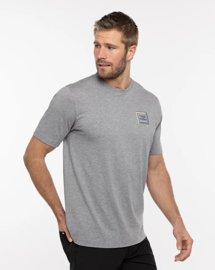 Men Tees TravisMathew RIVIERA MAYA TEE Heather Grey Men Tees TravisMathew RIVIERA MAYA TEE Heather Grey