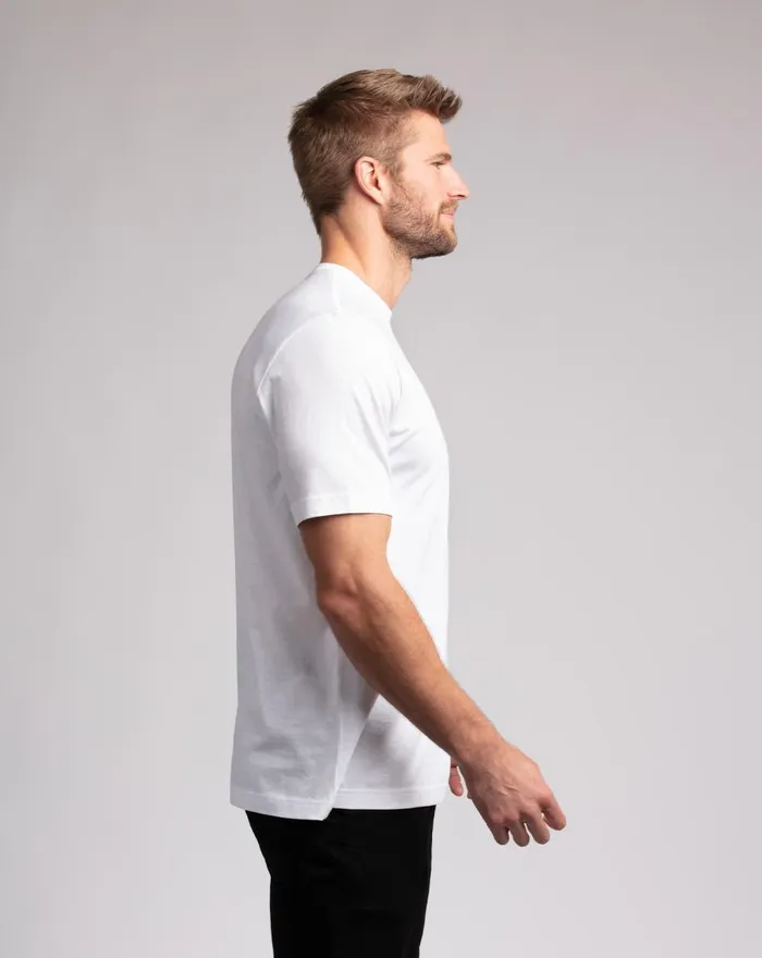 Men Tees TravisMathew SPRING BREAK TEE White Men Tees TravisMathew SPRING BREAK TEE White