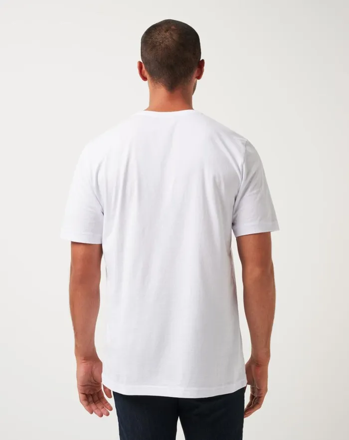 Men Tees TravisMathew USC WAR PAINT TEE White Men Tees TravisMathew USC WAR PAINT TEE White