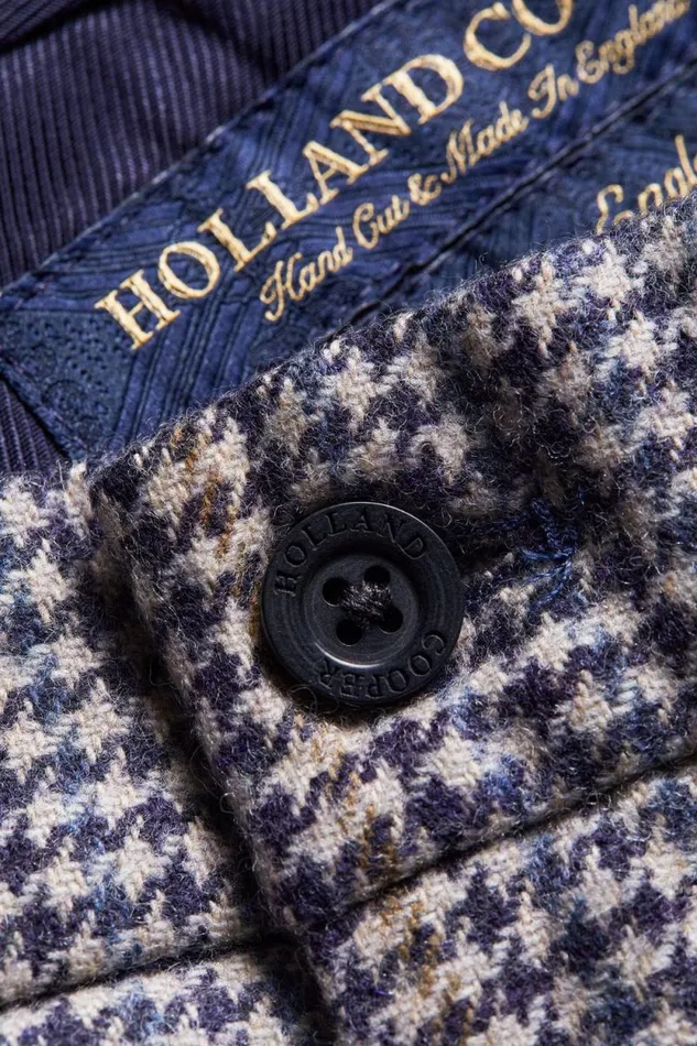 Men The Classic Trouser Prince Of Wales Navy Holland Cooper Tailored Trousers Men The Classic Trouser Prince Of Wales Navy Holland Cooper Tailored Trousers