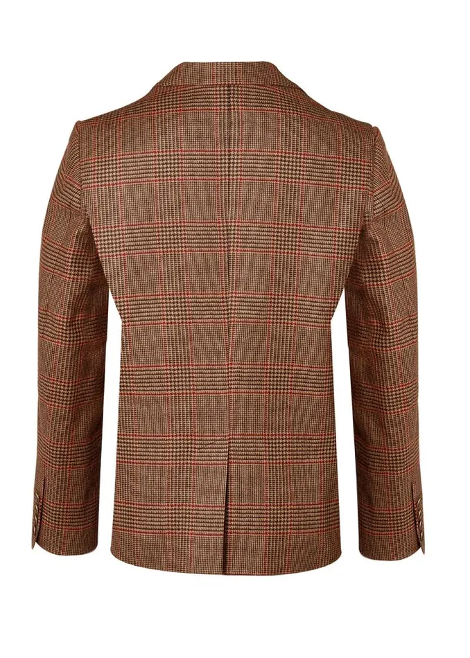 Men The Single Breasted Blazer Clarence Check Merlot Holland Cooper Blazers Men The Single Breasted Blazer Clarence Check Merlot Holland Cooper Blazers