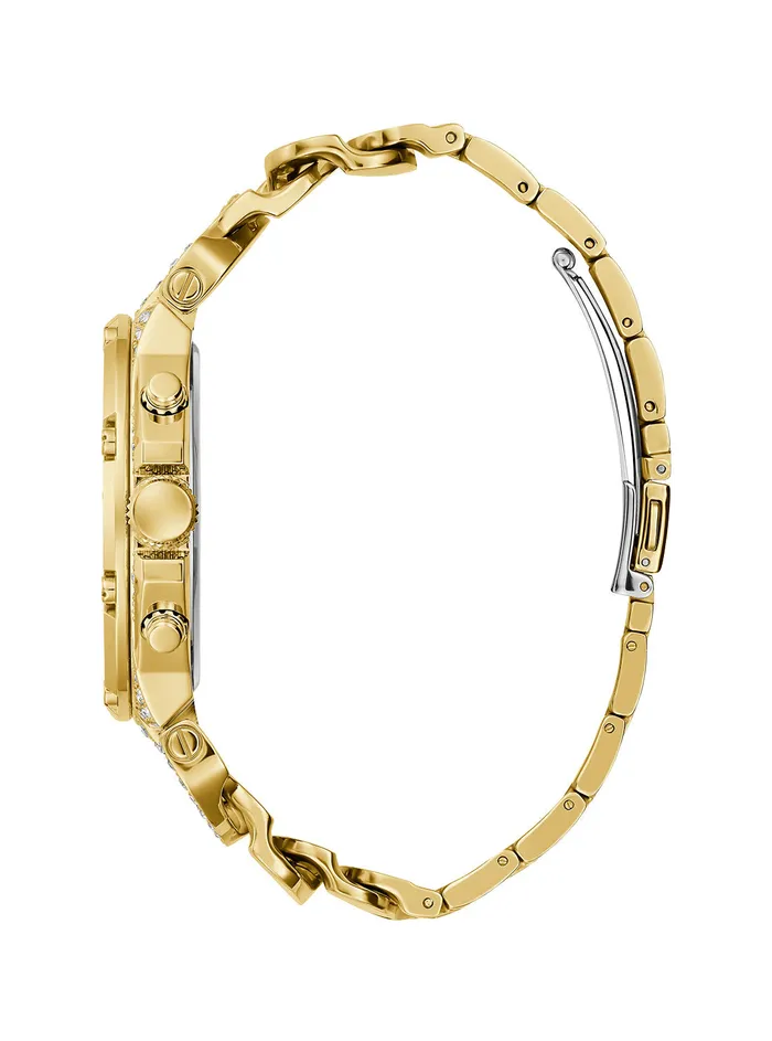 Men Watches GUESS Gold Baron Glitz Watch Men Watches GUESS Gold Baron Glitz Watch