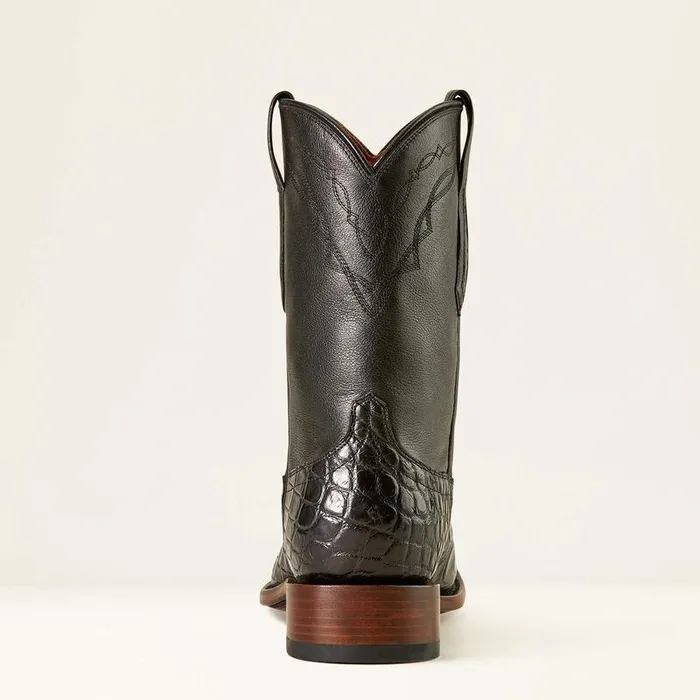 Men Western Boots Ariat Bench Made Clanton Western Boot Black American Alligatormidnight Black Men Western Boots Ariat Bench Made Clanton Western Boot Black American Alligatormidnight Black