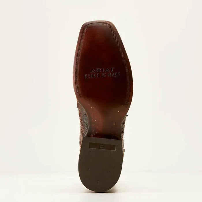 Men Western Boots Ariat Bench Made Stilwell Western Boot Bourbon Full Quill Ostrich Men Western Boots Ariat Bench Made Stilwell Western Boot Bourbon Full Quill Ostrich